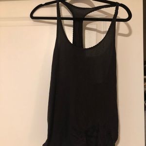 Black lululemon tank